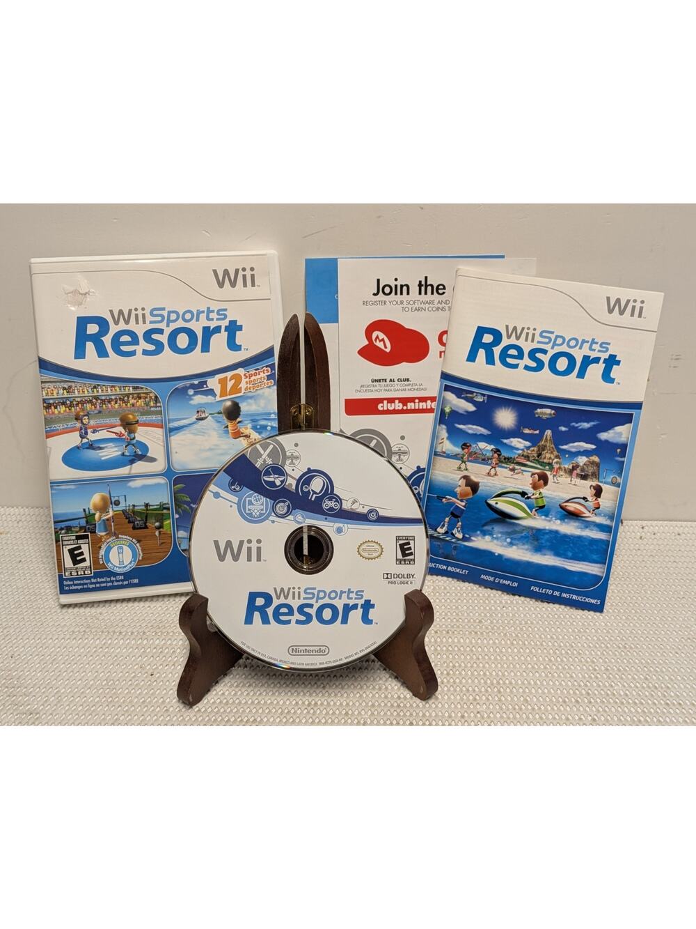 NINTENDO Wii – Wii Sports Resort -Case, Disc, & Manual Complete CIB